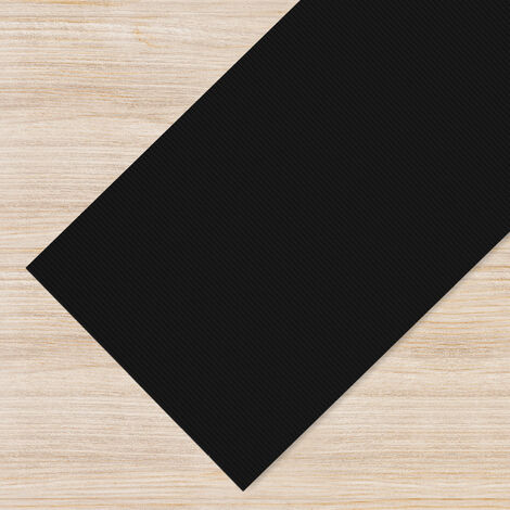 Passatoia Cucina Tappeto Multiuso H 65 Cm In Gomma Forata Morbido Antiscivolo Ingresso Bordi Piscina Sottolavello Scendidoccia Credenza Nero - 65x100Cm (1/5)