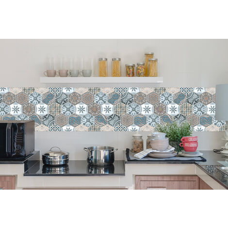 Paraschizzi Cucina Da Parete Pannello Adesivo Prodotto Italiano Con Inchiostro Atossico, Ignifugo e Resistente all'Acqua Paraschizzo ParaSpruzzo Per Arredamento ParaschizziBarcellona - 50x80cm