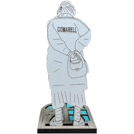 Statuetta Comarell Anziana Da Scrivania Idea Regalo Segnaposto (1/5)
