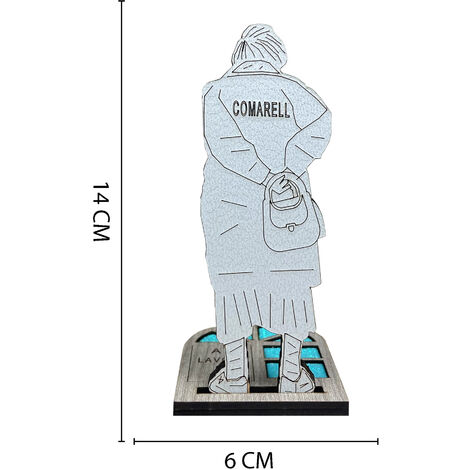 Statuetta Comarell Anziana Da Scrivania Idea Regalo Segnaposto