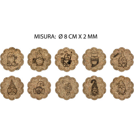 Regalo Divertente - Confezione di 6 Sottobicchieri (MTBOX04) di Modern