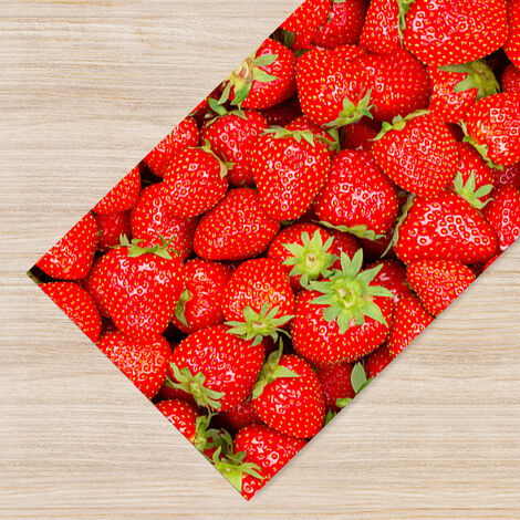 Passatoia Multiuso Lavabile in Lavatrice diverse fantasie Fragola - 50x100 cm