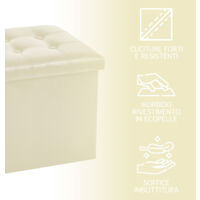 Relaxdays Pouf Contenitore Pieghevole, 38x38x38 Cm, Scomparto Interno 2 Cassetti Rimovibili Hxlxp 38 X 38 X 38 Cm Cubo Similpelle Marrone 49825985
