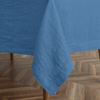 Tovaglia Da Tavola In Puro Cotone Rettangolare Tinta Unita Elegante Copritavolo Moderna Sala Da Pranzo Cucina Soggiorno Salvatavolo Carta Zucchero - 8/102Posti140x240Cm