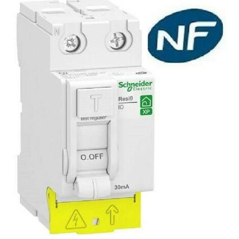 Interrupteur différentiel Resi9 xp 2P 25A 30ma type AC - Schneider R9PRC225