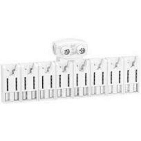 Répartiteur avec connecteur embrochable 8 modules XE Resi9  Schneider-electric R9EXHC08