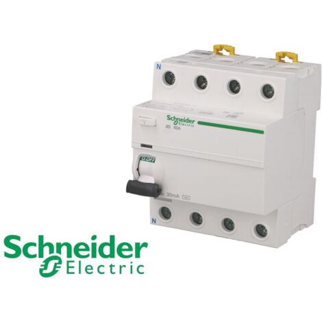 Interrupteur différentiel SCHNEIDER ACTI9 3P+N 40A 30mA type AC iIG40