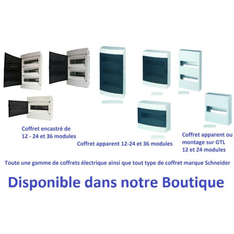 Boîtier à fusibles encastré Boîtier de distribution petit