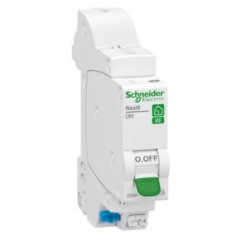 Disjoncteur 1p + n 16A - courbe C - Embrochable resi9 xe Schneider  R9EFC616