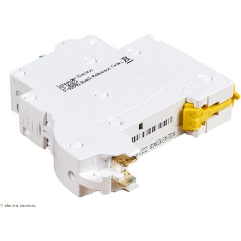 Disjoncteur 1p + n 16A - courbe C - Embrochable resi9 xe Schneider  R9EFC616