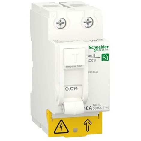Différentiel résidentiel Schneider Resi9 2P 30mA  40A