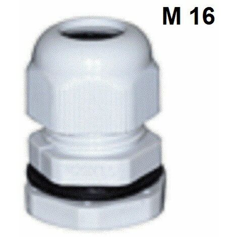 Presse étoupe M12 - M16 - M20 - M25 - Lot de 5 ou 10 ou 20 ou 50 pièces Lot de 10 pièces - Presse Etoupe M16