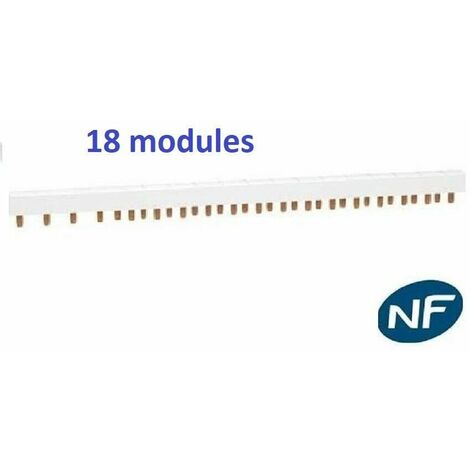 Disjoncteur 1P+N 2A - 10A - 16A - 20A - 32A et Interrupteur dif A ou AC 2x40A ou 2x63A Schneider Rési9-XP  Matériel: Peigne 18 modules