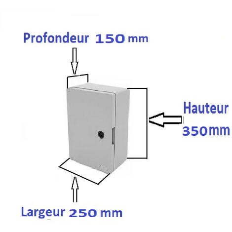 Boîtier étanche modul box - 6 modules