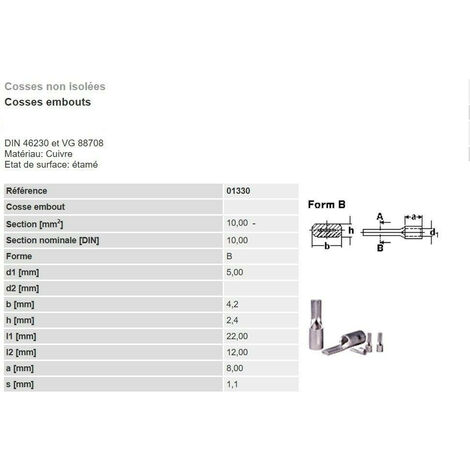 COSSE ELECTRIQUE AVEC ISOLANT CYLINDRIQUE MALE 3,5 (SACHET DE 25 PIECES)  -P2R- - FP MOTO