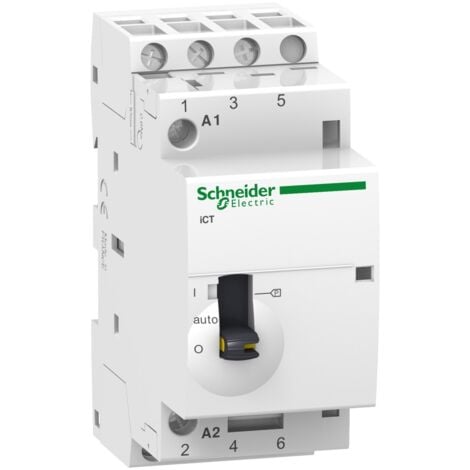 Contacteur chauffe-eau  - 25A  - 3no  - acti9 - A9C21833 ICT HC  Schneider