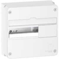 Schneider Electric – Coffret électrique 13 modules 1 rangée – Montage saillie – IP30 – 63A – Matière techno-plastique – R9H13401