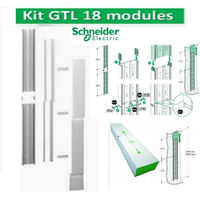 Goulotte GTL 18 Modules 2 compartiments clipsable Rési9 Schneider R9HKT18