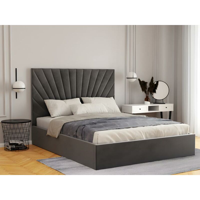 Housse de matelas polyester matelassé Nuage 40 ép 20 cm 140x190 cm