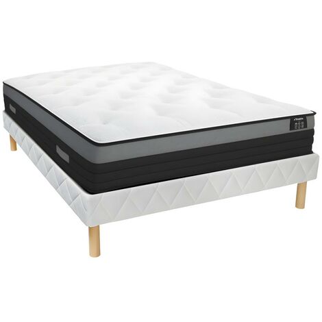 Matelas BOOST ressorts ensachés et mémoire de forme 140x190