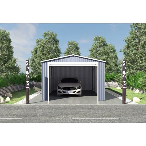 Tente garage carport dim. 5L x 3l x 2,4H m acier galvanisé robuste