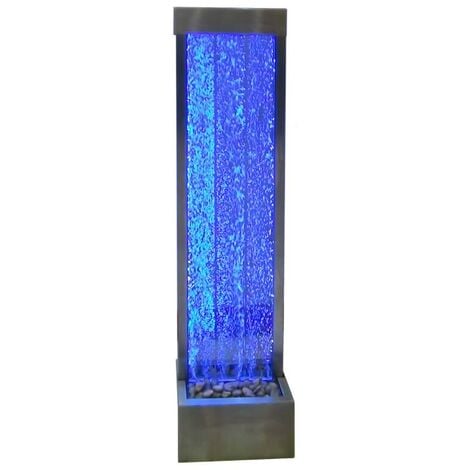 Mur de bulles d'eau en acrylique à changement de couleur LED, haut-parleur  musical, nouveau