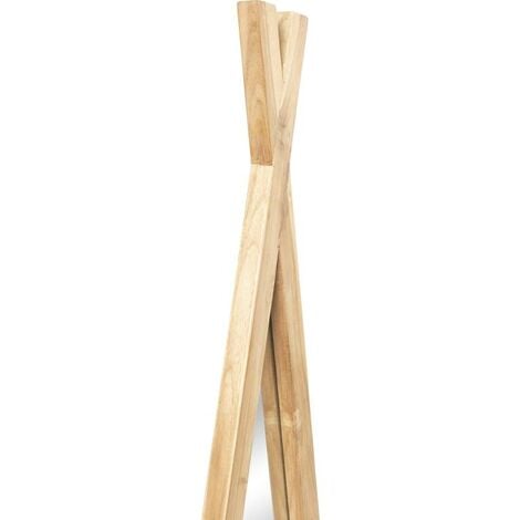 Miroir enfant tipi en bois de mindi - L. 55 x H. 120 cm - Naturel - BATAM