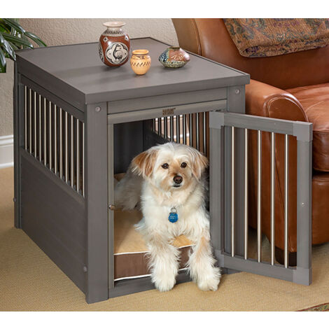 Jaula para Perros Confort Modelo Arkansas - Perrera de Interior - Cuatro Colores y Tres tamaños a Elegir (Gris, M (74,9x53,6x64cm))