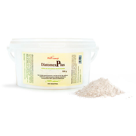 Tierra de diatomeas para ayudar a mantener el gallinero libre de parásitos - Producto Natural  - 750 g