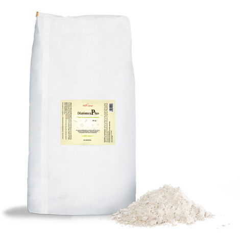 Tierra de diatomeas para ayudar a mantener el gallinero libre de parásitos - Producto Natural  - Saco de 20kg