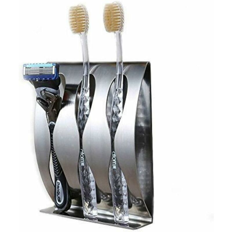 Juego de organizador de ducha de acero inoxidable, 5 unidades, estantes de  ducha adhesivos para ducha interior con soporte para cepillos de dientes