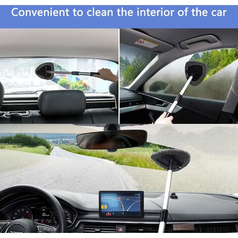 Kit de cepillo limpiador de ventanas de coche, herramienta de