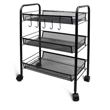 Todeco Aufbewahrungswagen 5 Ebenen - 105cm Rollwagen Für Küche & Bad