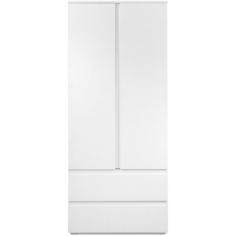Armario vestidor 665 - abierto color blanco - Hogar del mueble