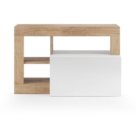 SET 3 piezas con mueble pequeño, perchero de pared y espejo Hamburg - H165 cm