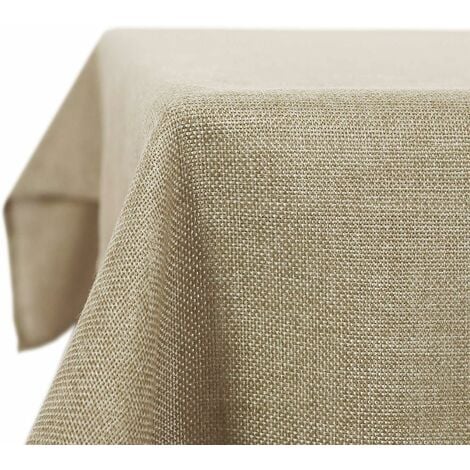 Flowen Nappe Rectangulaire Anti Tache Gris 140x180 Protection de Table  Polyester d'Intérieur et d'Extérieur Fabriqué en Italie : :  Cuisine et Maison
