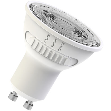 OSRAM LED SPOT PAR16 55 mit drei Lichtfarben, GU10, 4,2W, 400lm, 2700K - 6500K, Warm-, Kalt- und Tageslichtweiß, Farbtemperaturwechsel, sehr geringer Energieverbrauch, lange Lebensdauer