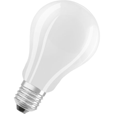 OSRAM LED-Lampe in klassischer Minikerzenform, mit dekorativem LED-Filament, Energieeffizienzklasse A, E14, 1.2 W, 255 lm, 4000 K, kaltweiß. Ohne Aufwärmen, sofort 100 % Licht.