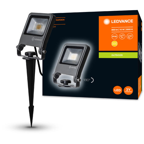 LEDVANCE LED GartenFlutlicht, Leuchte für Außenanwendungen, Warmweiß