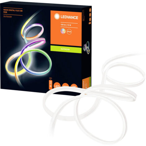 Ledvance LED Neon Flex Strip – 5m, RGB, Digital, IP65, 23W – Für Außen, Inkl. Fernbedienung
