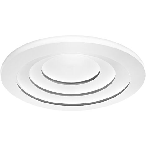 LEDVANCE Smarte LED Wand-und Deckenleuchte für Innen mit WiFi Technologie, Lichtfarbe änderbar (3000K-6500K), Weiss, 500mm, Kompatibel mit Google und Alexa Voice Control, SMART+ WIFI ORBIS SPIRAL