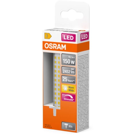 OSRAM Dimmbare LED Stablampe mit R7s Sockel, LED-Röhre mit 17,50W ...