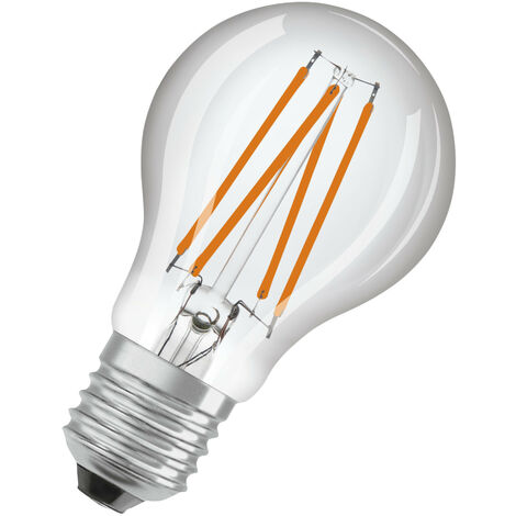 OSRAM Star+ LED-Lampe mit Tageslichtsensor für E27-Sockel, Filament-Optik ,Warmweiß (2700K), 806 Lumen, Ersatz für herkömmliche 60W-Leuchtmittel, nicht dimmbar, 1-er Pack