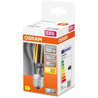 Ersatz für 75-W-Glühlampen OSRAM LED BASE 3er Set 10-W-LED-Lampe E27 warmweiß 