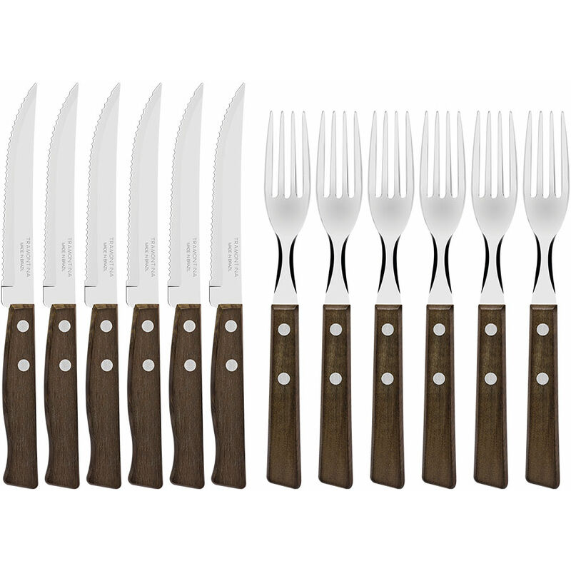 JUEGO PARA ASADO 12 PIEZAS TRADICIONAL TRAMONTINA