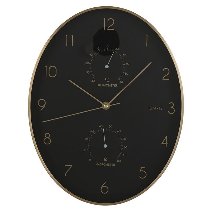 Reloj De Pared andy color negrodorado 35x4.5 cm ø35x4.5cm