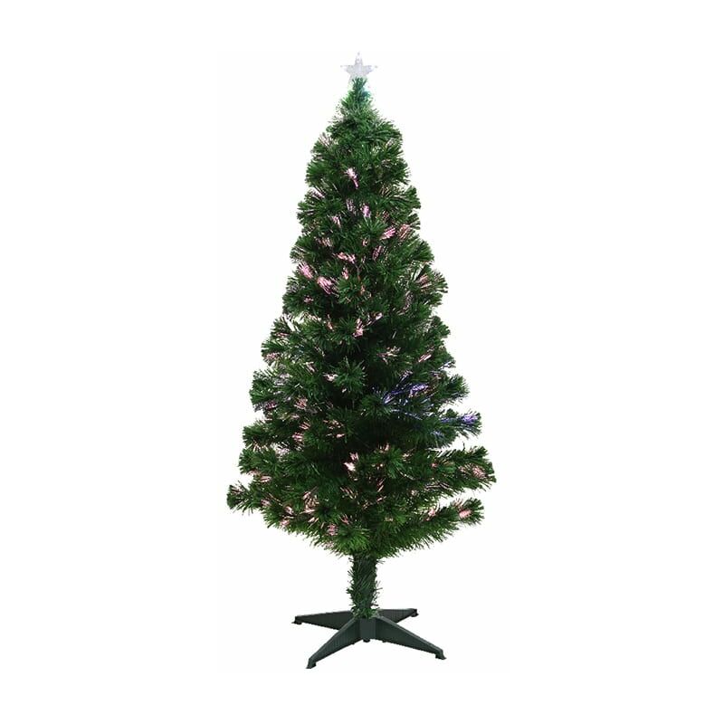 ARBOL DE NAVIDAD FIBRA OPTICA 120cm 20 LEDS