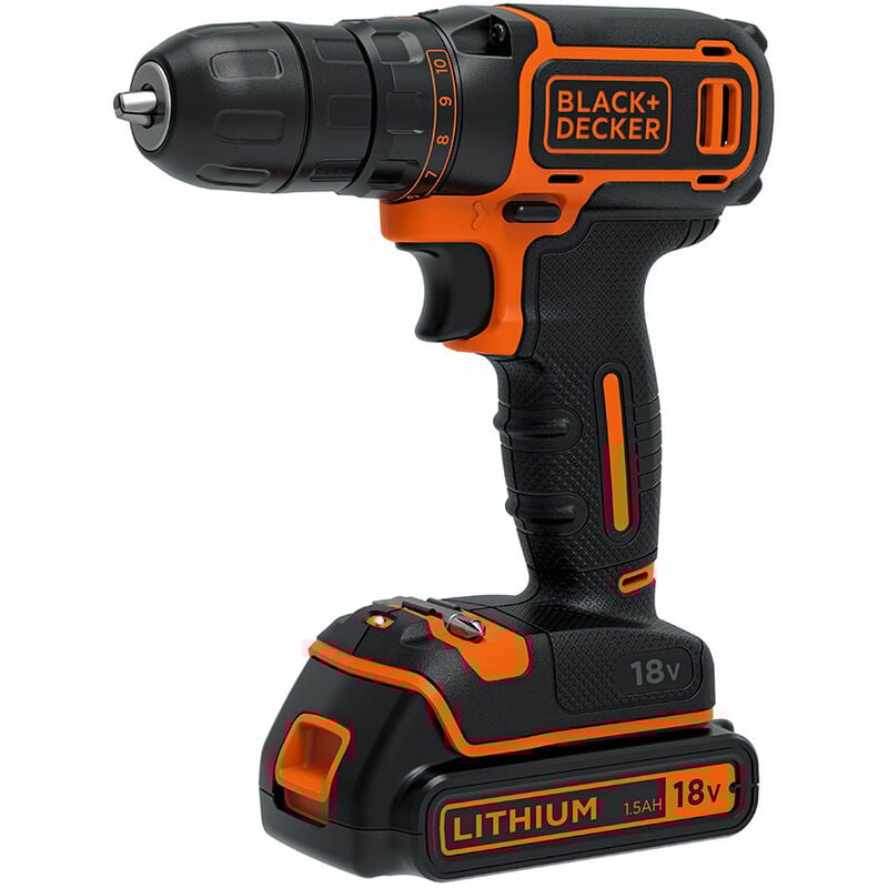 TALADRO ATORNILLADOR 18V BDCDC18K-QW BLACK+DECKER