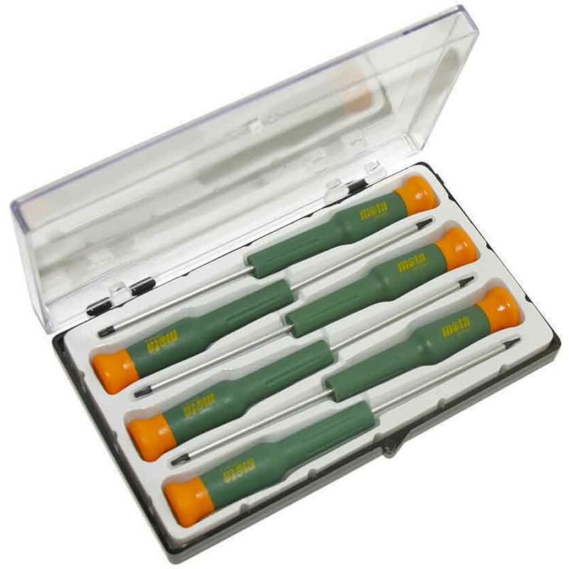JUEGO DE 6 DESTORNILLADORES DE PRECISION TORX DJMT MOTA