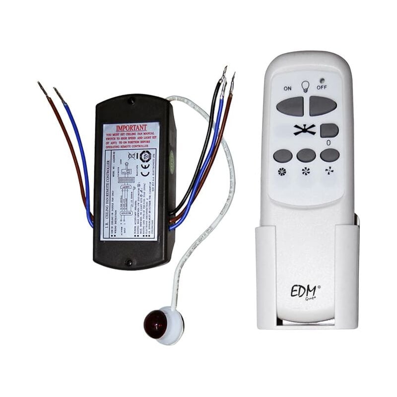 KIT MANDO A DISTANCIA UNIVERSAL PARA VENTILADOR DE TECHO EDM